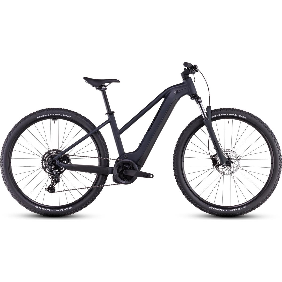 El MTB Cube Reaction Hybrid Performance 500Wh Mid Night/Black