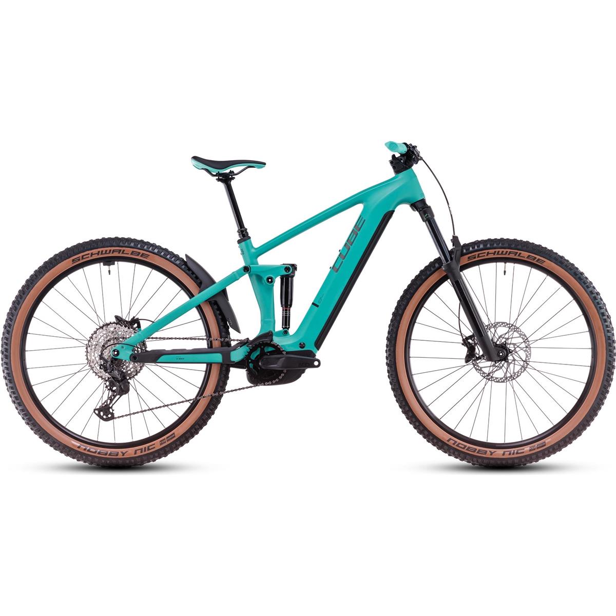 El MTB Cube Stereo Hybrid One44 EX 800Wh Scubablue/Black