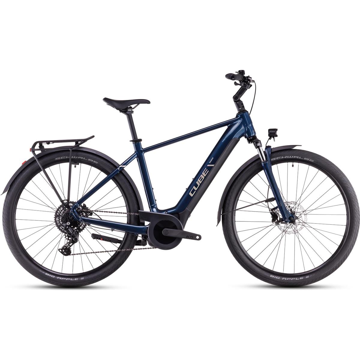 Elcykel Cube Touring Hybrid One 625Wh High Deepsea/Chrome