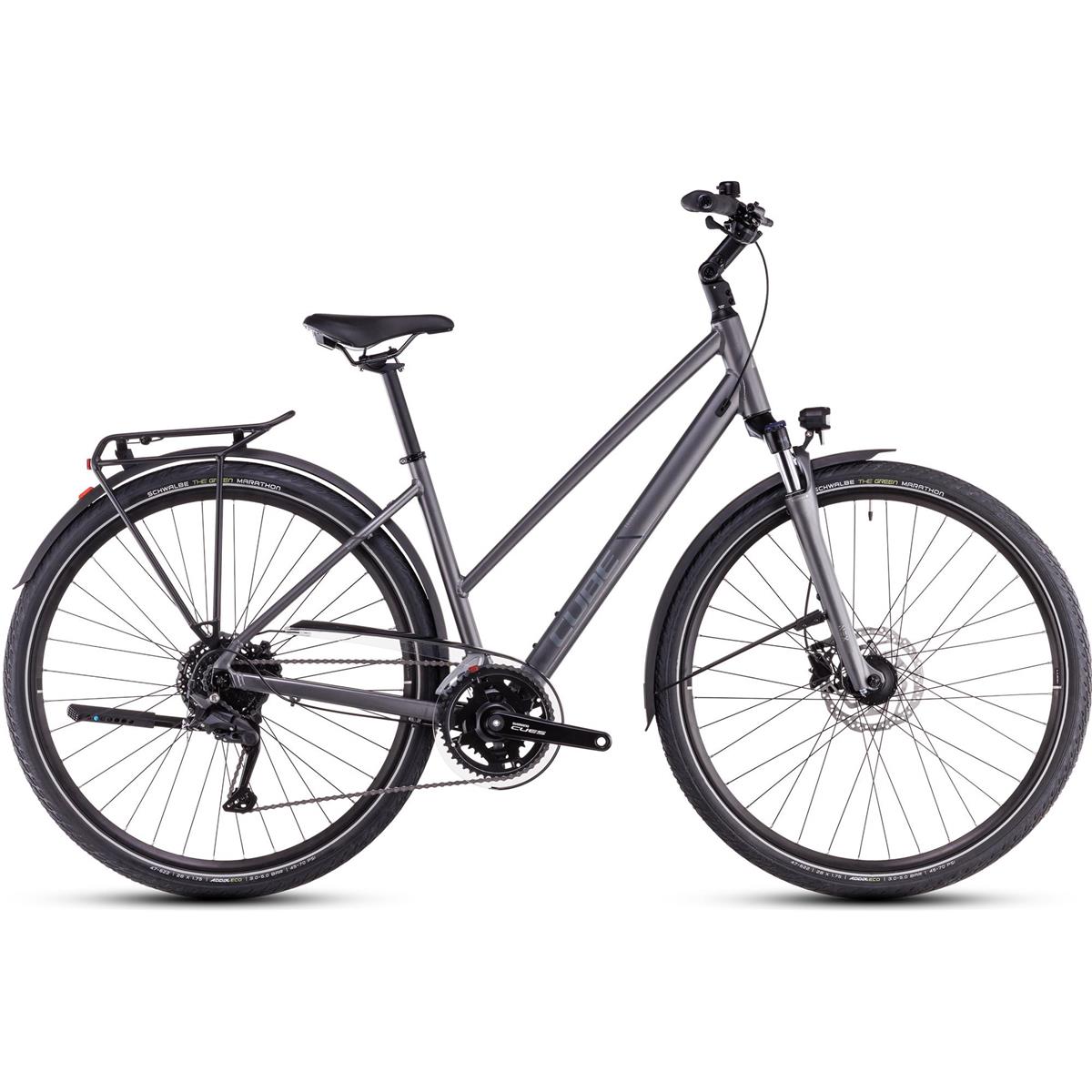 Hybridcykel Cube Touring Pro Mid Slabgrey/Metal