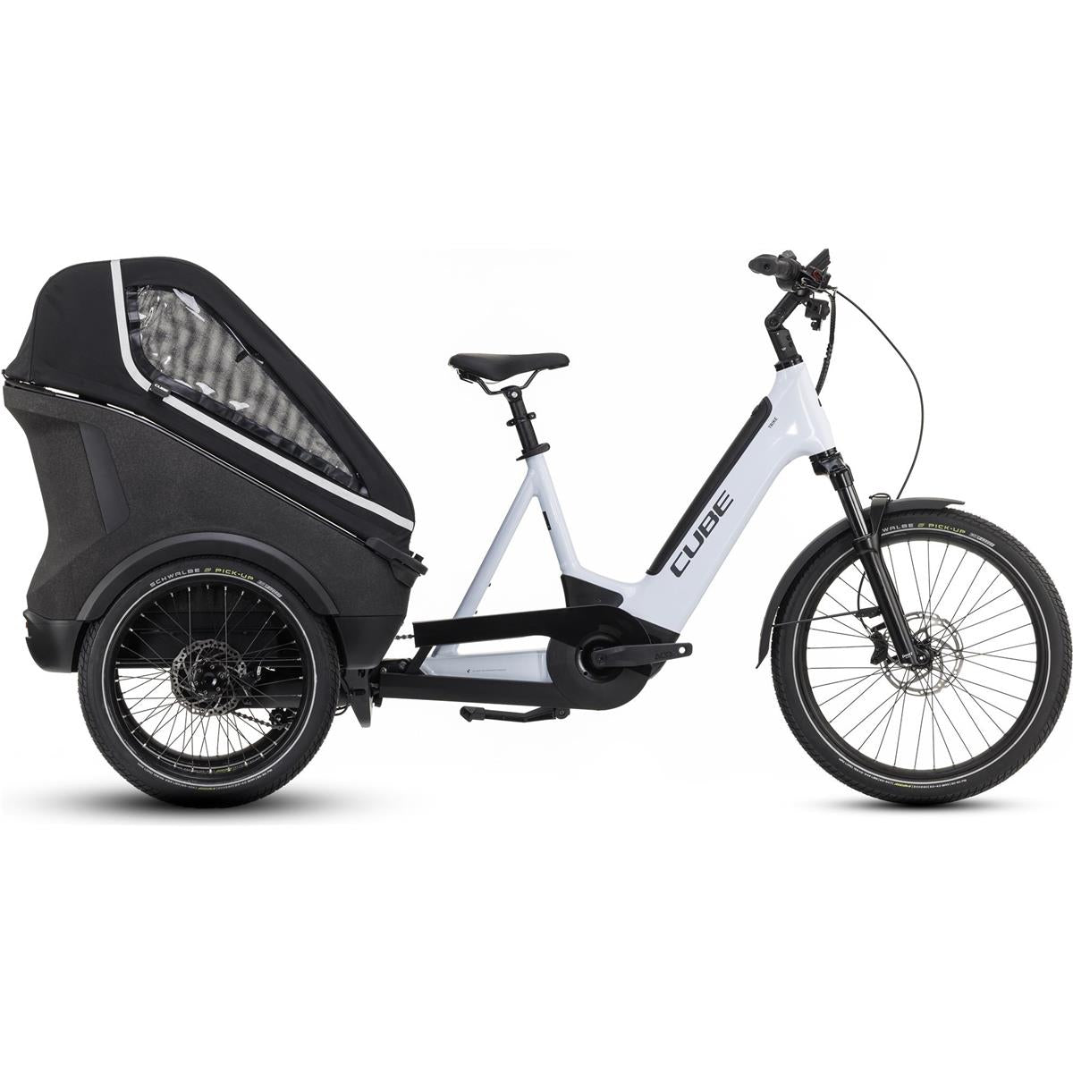 Trehjulig Elcykel Cube Trike Family Hybrid 750Wh Flashwhite/Reflex