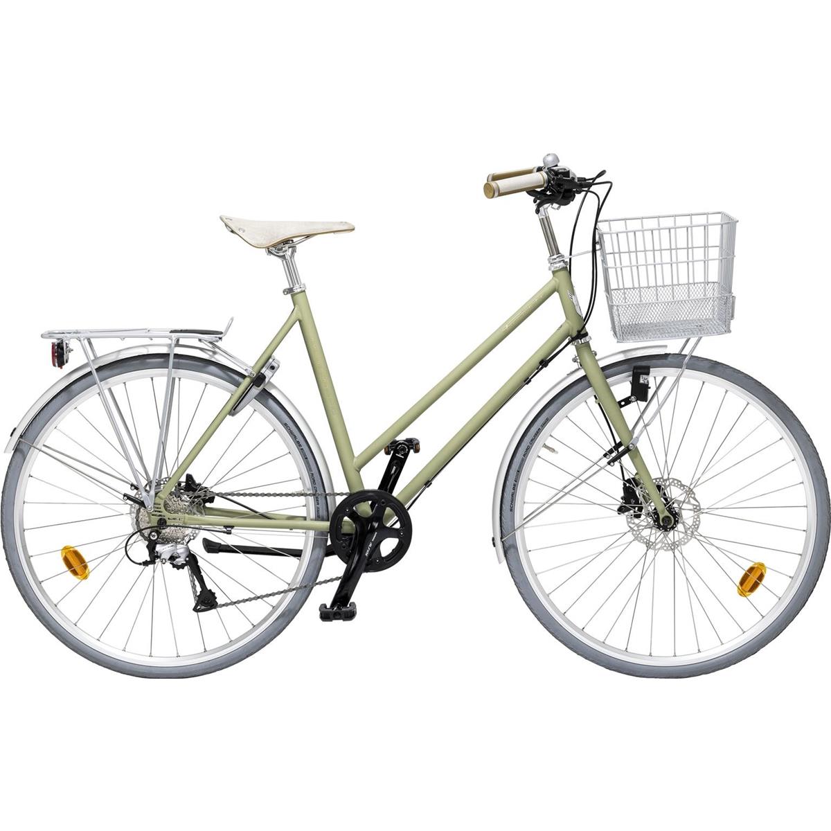 Hybridcykel Skeppshult Favorit Sport Dam 9-Vxl Späd Lav Matt