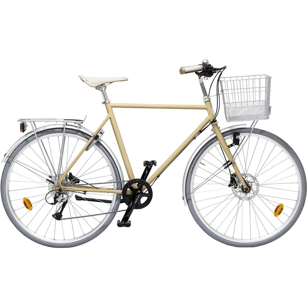 Hybridcykel Skeppshult Favorit Sport Herr 9-Vxl Blek Sol Matt