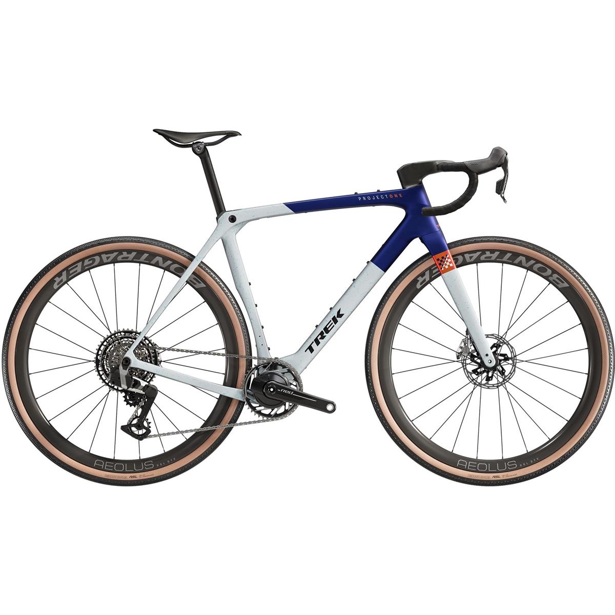 Gravel Bike Trek Checkmate SLR 9 AXS Matte Hex Blue/Plasma Grey Pearl