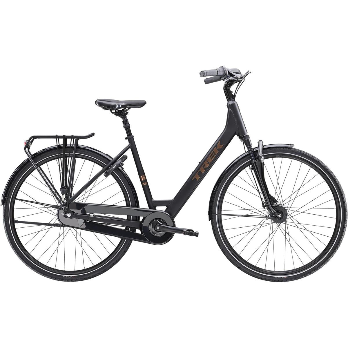 Cityhybrid Trek District 2 Lowstep Trek Black Matte