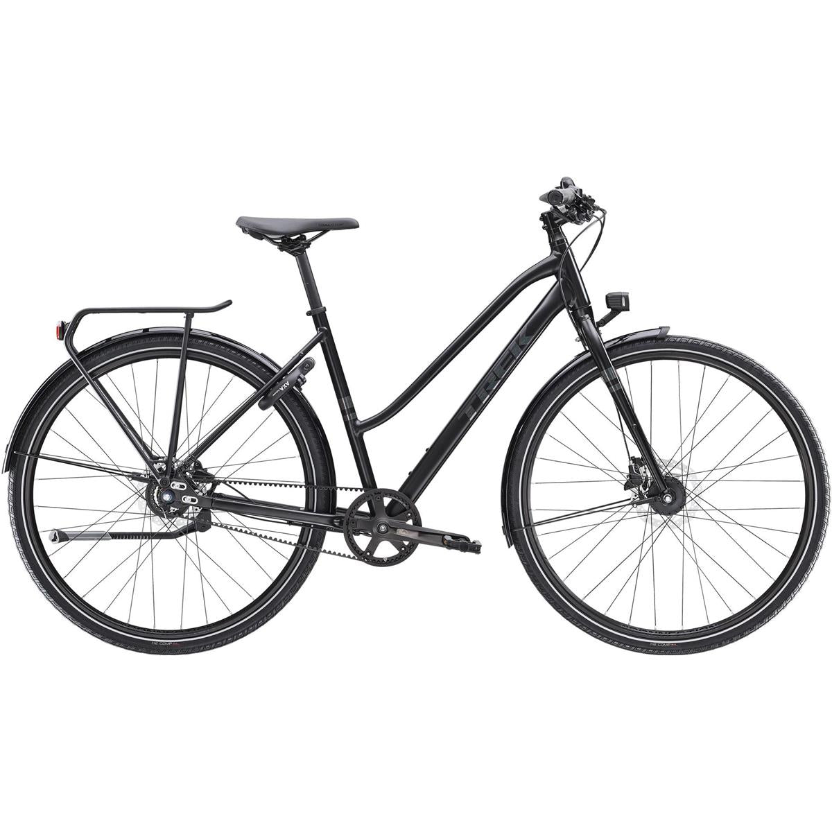 Cityhybrid Trek District 4 Midstep Trek Black Satin