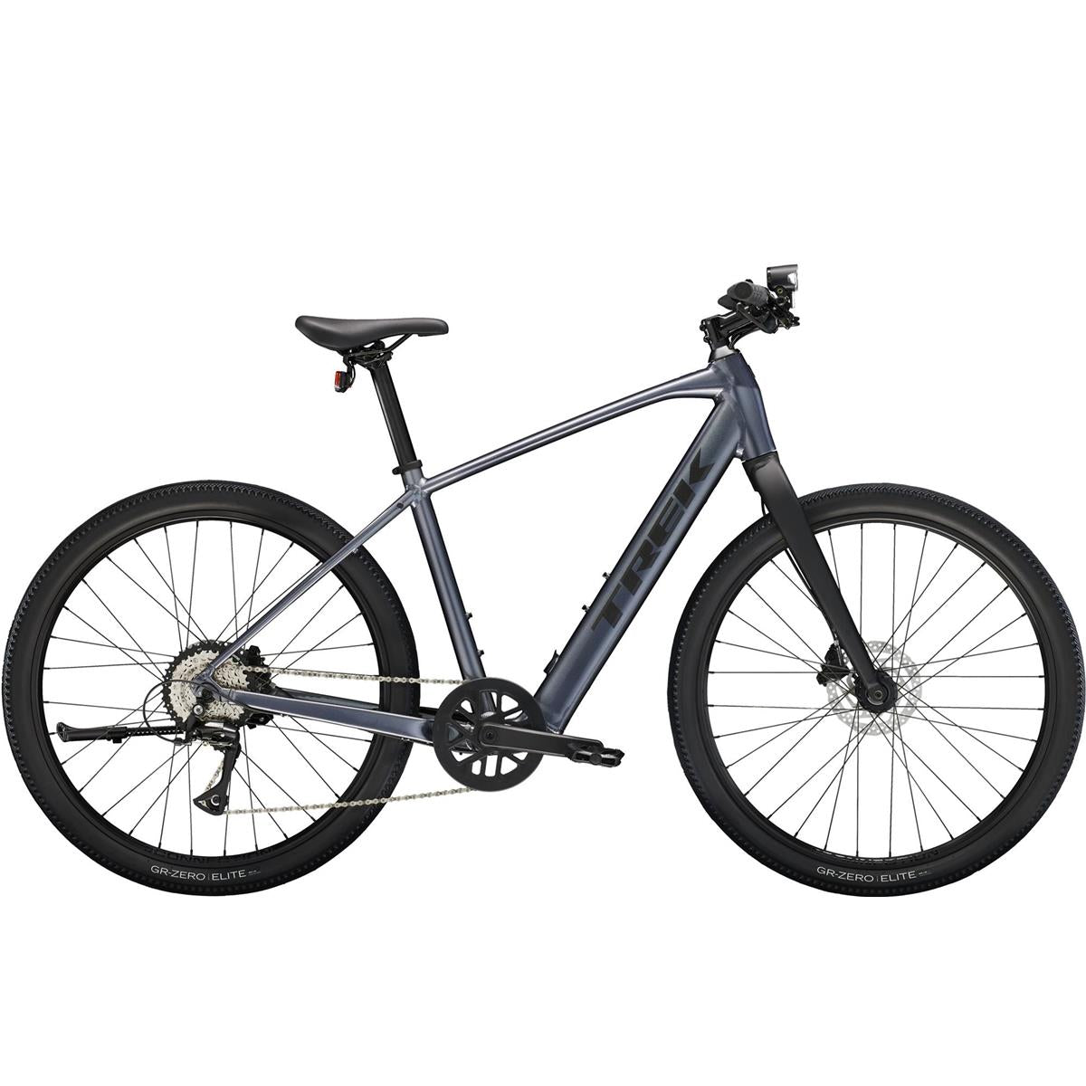 Elcykel Hybrid Trek Dual Sport+ 2 LT Galactic Grey