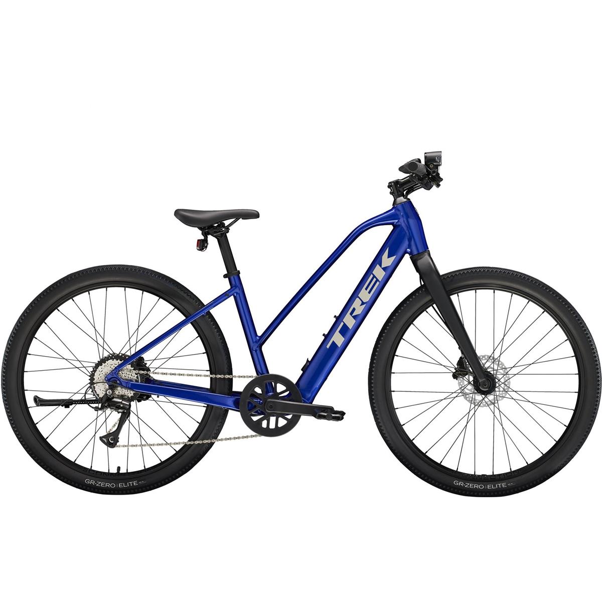 Elcykel Hybrid Trek Dual Sport+ 2 Stagger LT Hex Blue