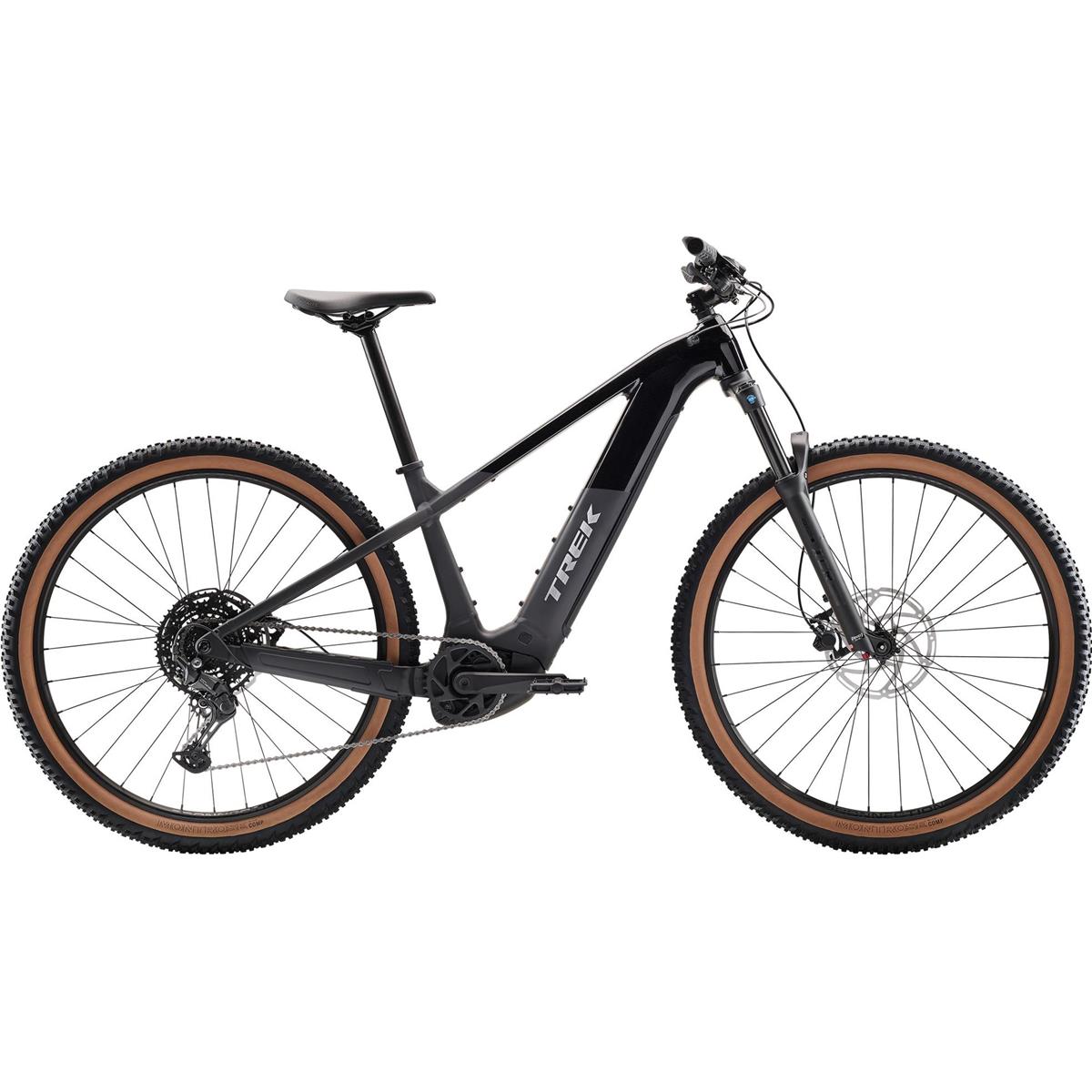 El MTB Trek Powerfly+ 4 Gen 5 Gloss Dark Star/Matte Dark Web