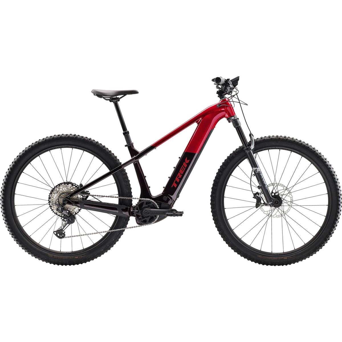 El MTB Trek Powerfly+ 8 Gen 5 Crimson/Dark Carmine