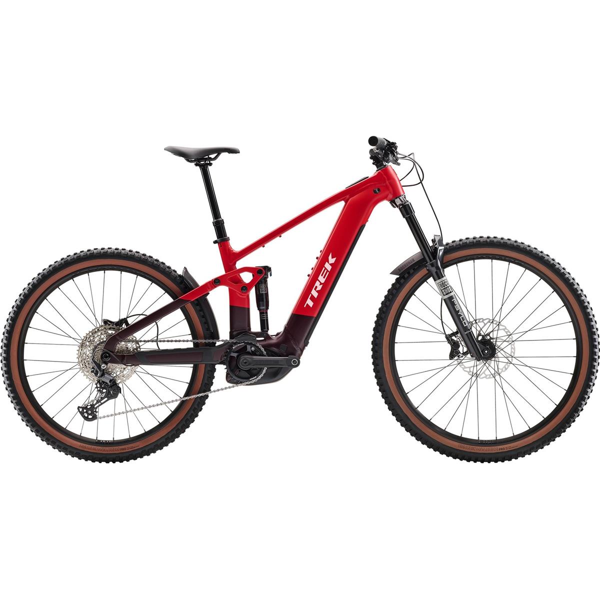 El MTB Trek Rail+ 5 Gen 5 Viper Red