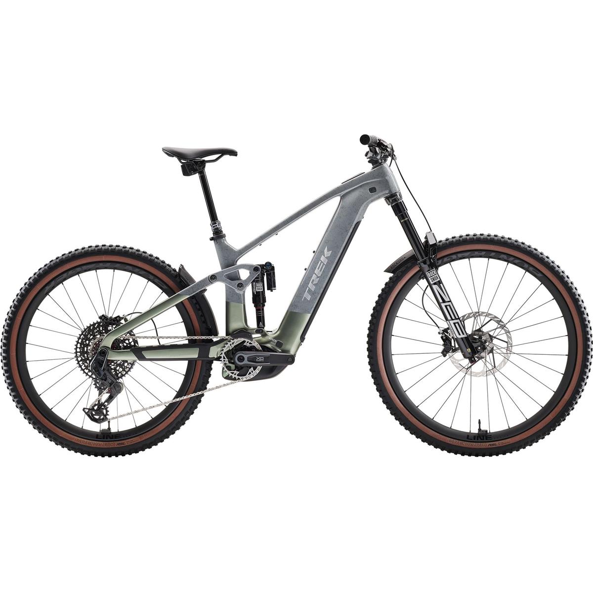 El MTB Trek Rail+ 9.9 X0 AXS T-Type Gen 5 Slate