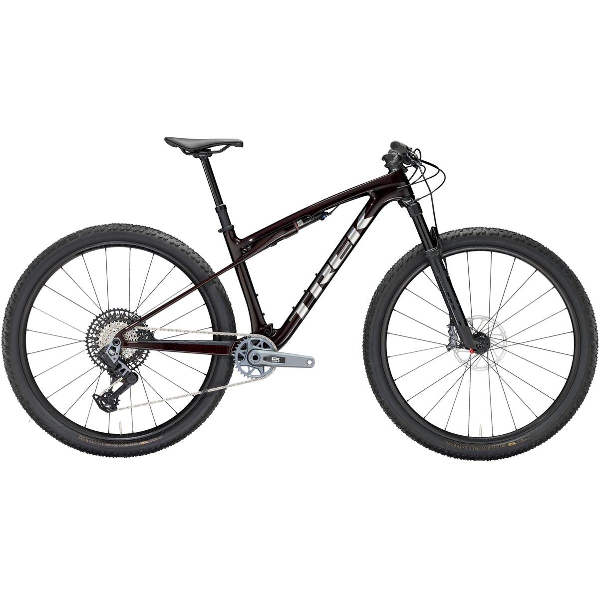 Heldämpad MTB Trek Supercaliber SL 9.7 GX AXS T-Type Gen 2 Red Carbon Smoke