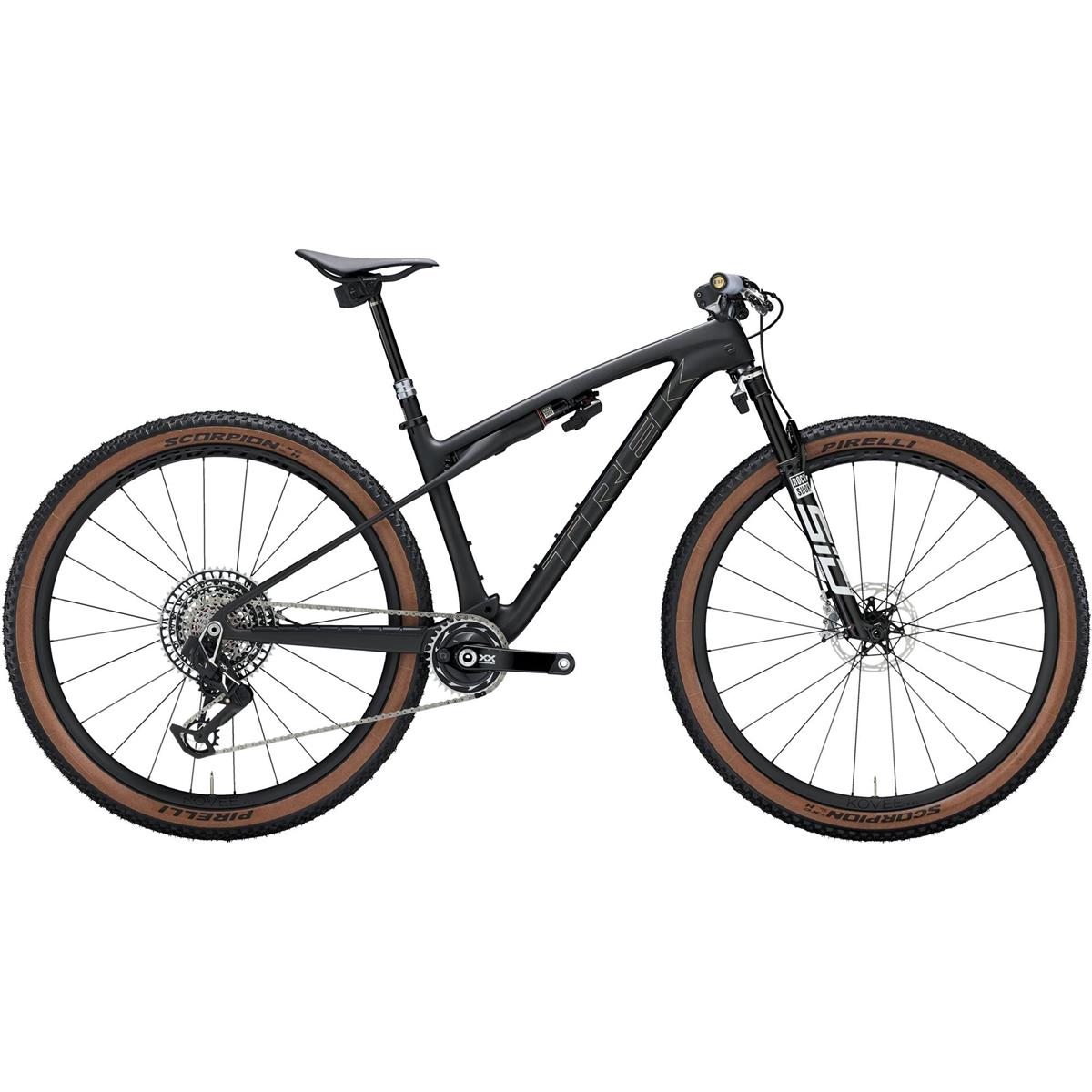 Heldämpad MTB Trek Supercaliber SLR 9.9 Flight Attendant Gen 2 Carbon Smoke Black