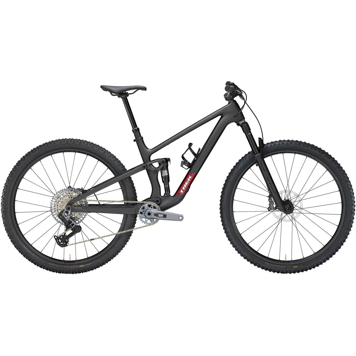 Heldämpad MTB Trek Top Fuel 9.8 GX AXS Gen 4 Matte Dark Web