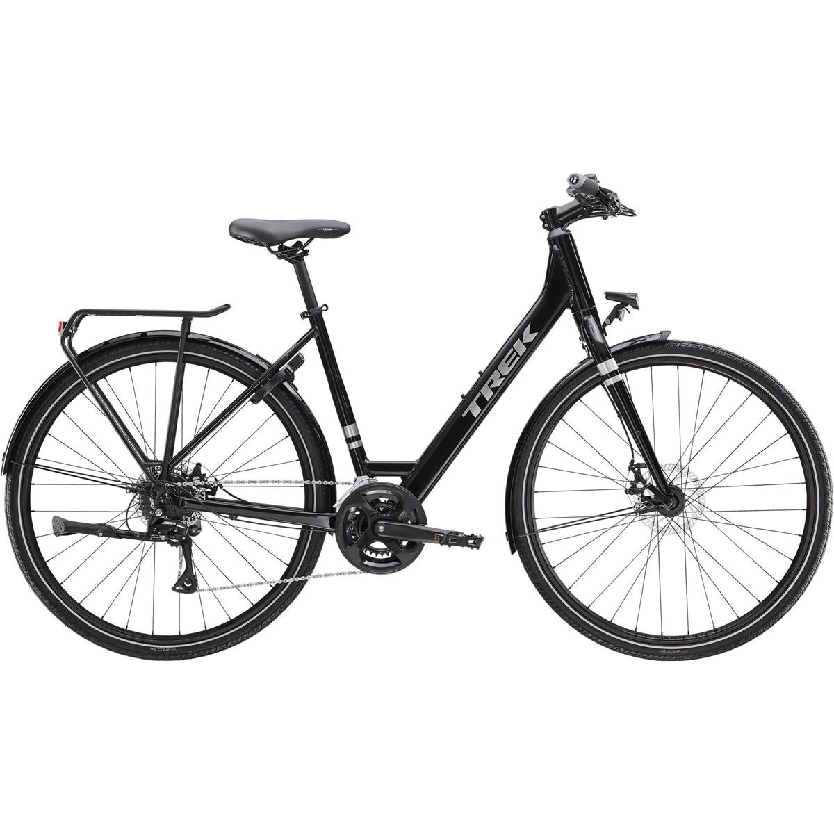 Cityhybrid Trek Verve 1 Equipped Lowstep Trek Black