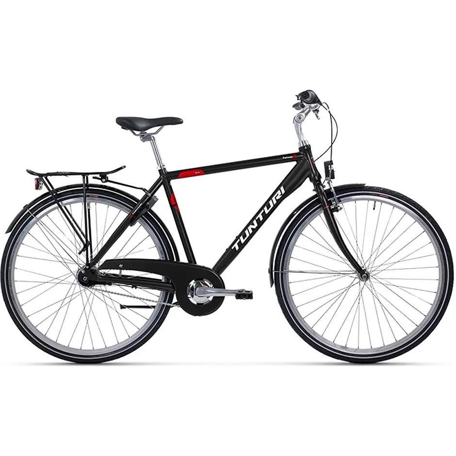 Cityhybrid Tunturi Parkway Herr Black/White/Red