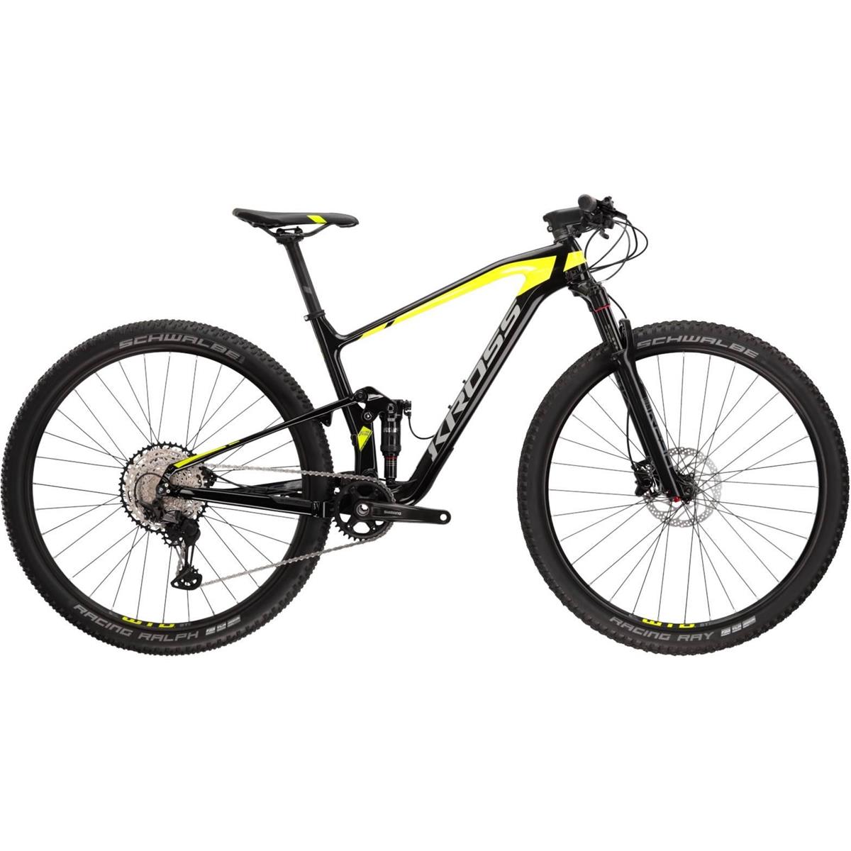 Heldämpad MTB Kross Earth 3.0 Black/Lime 29