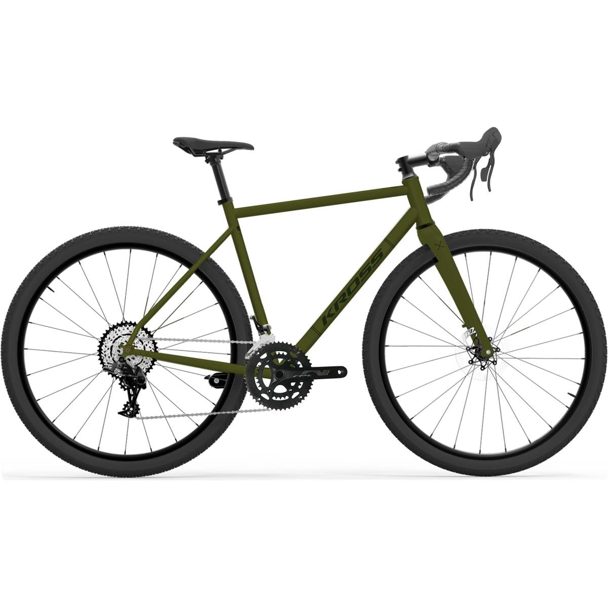 Gravel bike Kross Esker 4.0 Green/Black