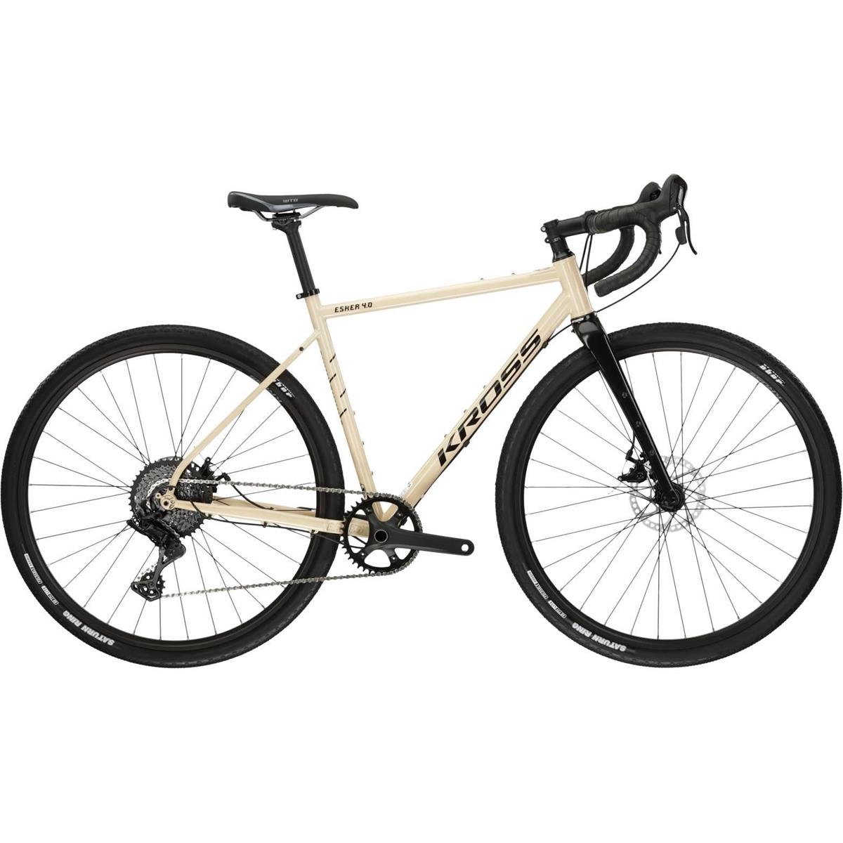 Gravel bike Kross Esker 4.0 MS Cream/Black