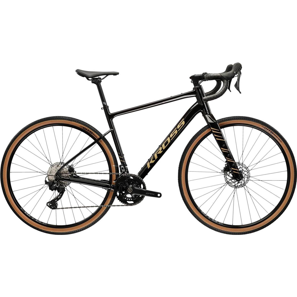 Gravel bike Kross Esker 6.0 GRX 2x12 Black/Yellow