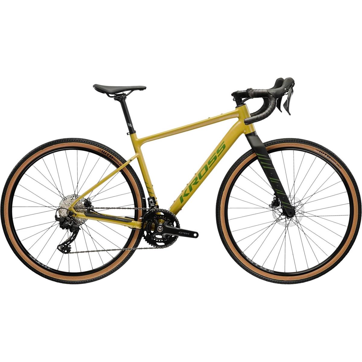Gravel bike Kross Esker 6.0 GRX 2x12 Brown/Green
