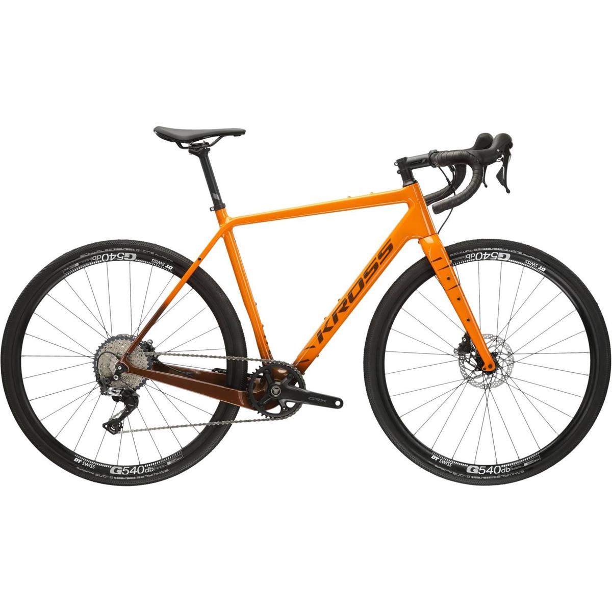 Gravel bike Kross Esker 7.0 Orange/Brown