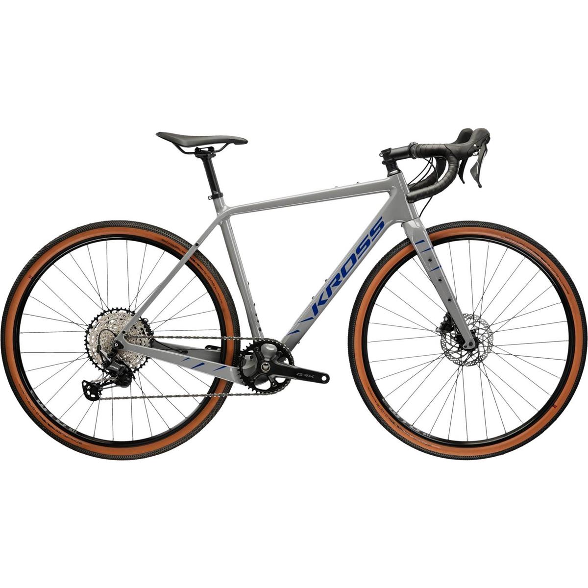 Gravel bike Kross Esker 7.0 Grey/Navy Blue