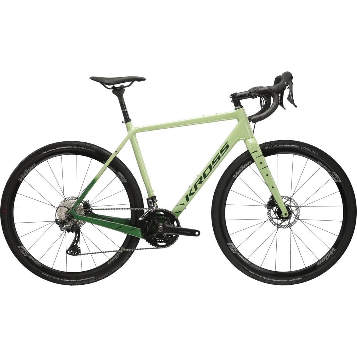 Gravel bike Kross Esker 8.0 Green/Dark Green