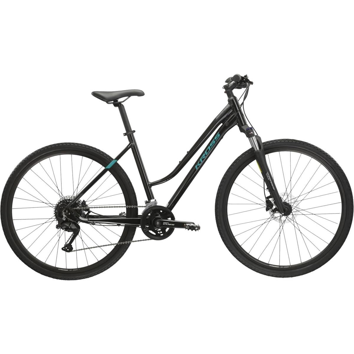 Crosshybrid Kross Evado 5.0 Lady Black/Turquise