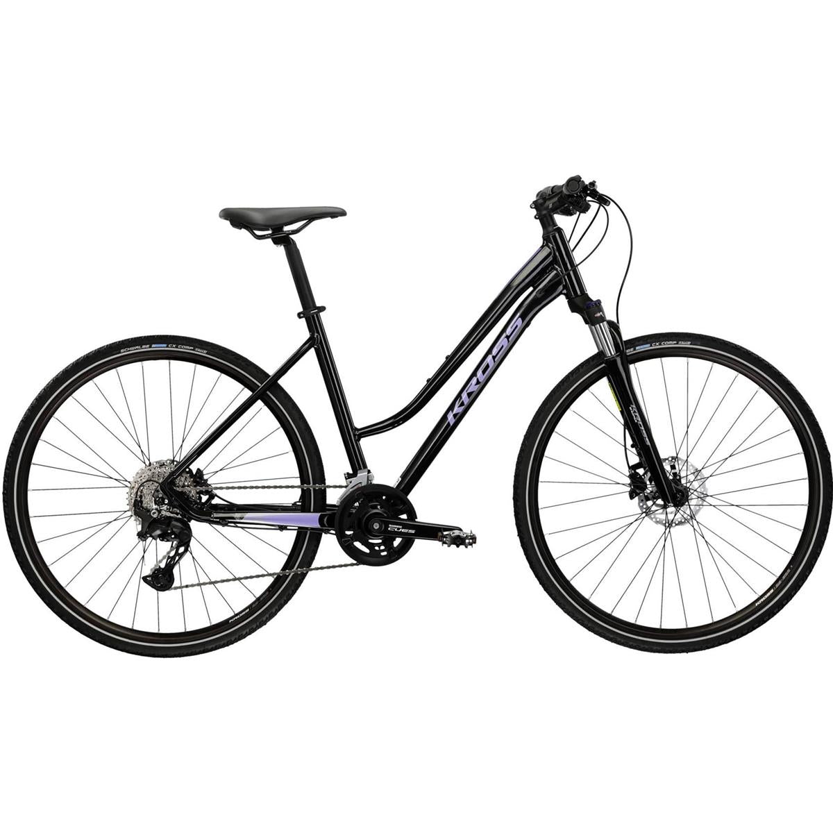 Crosshybrid Kross Evado 7.0 Lady Black/Violet