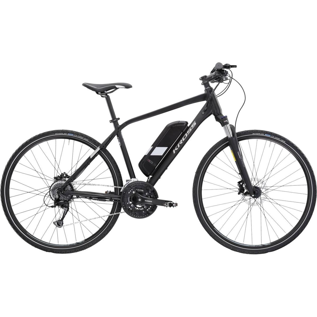 Elcykel hybrid Kross Evado Hybrid 1.0 Black/Grey