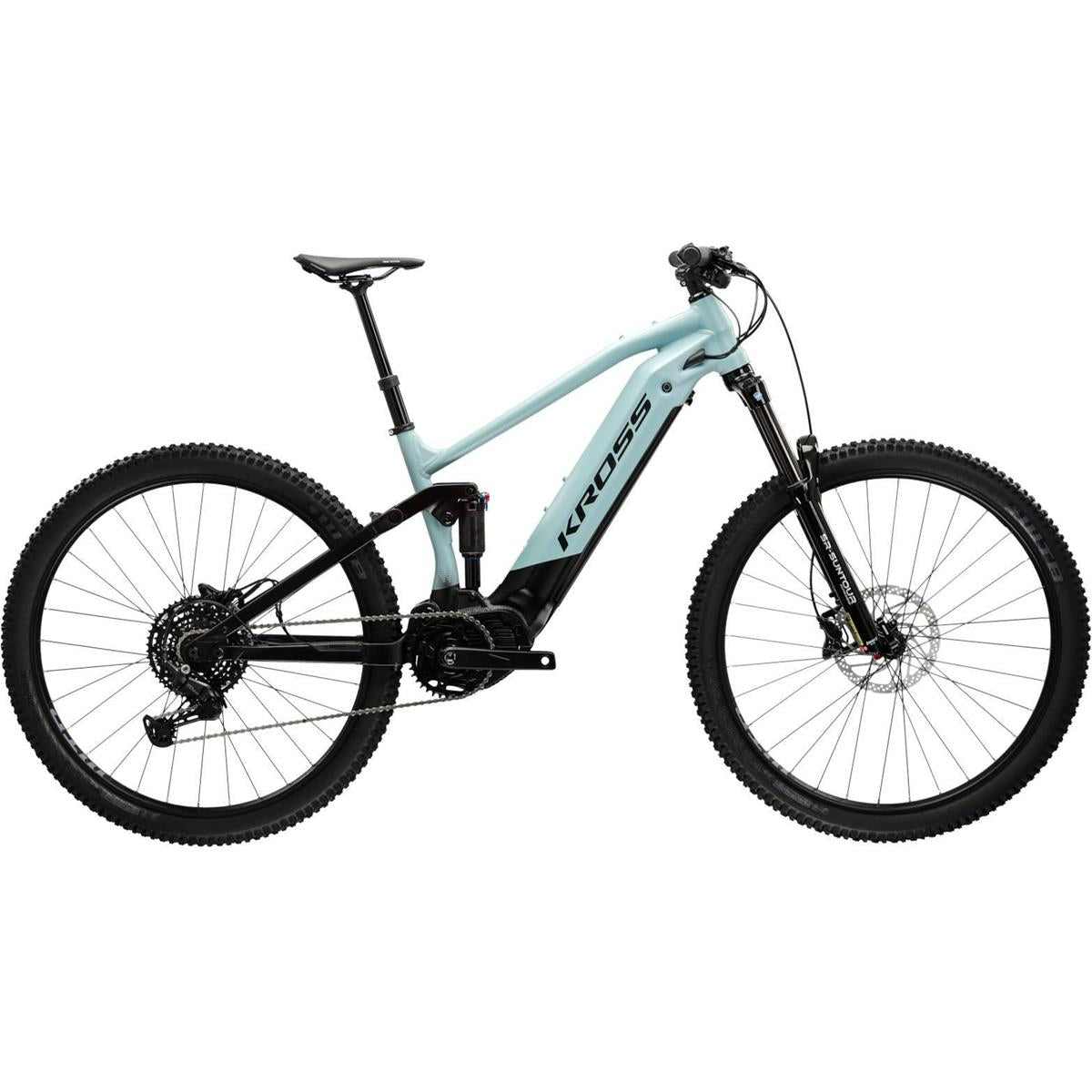 El MTB Kross Grist Boost 1.0 Blue/Black 29