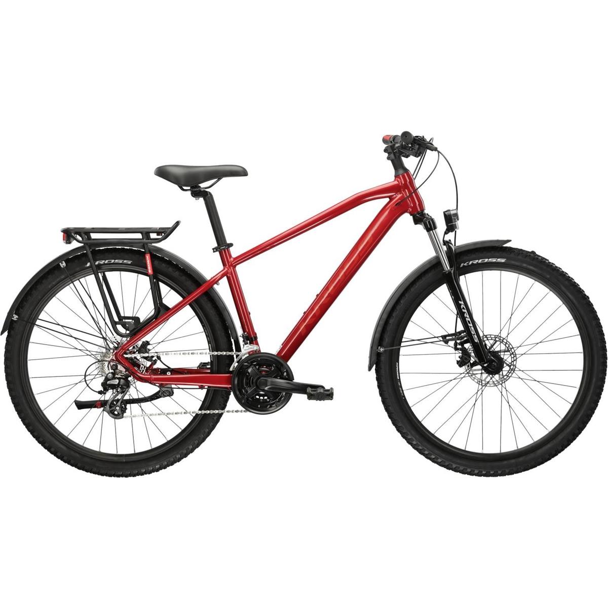 Hardtail MTB Kross Hexagon 2.0 EQ Red/Maroon 2024