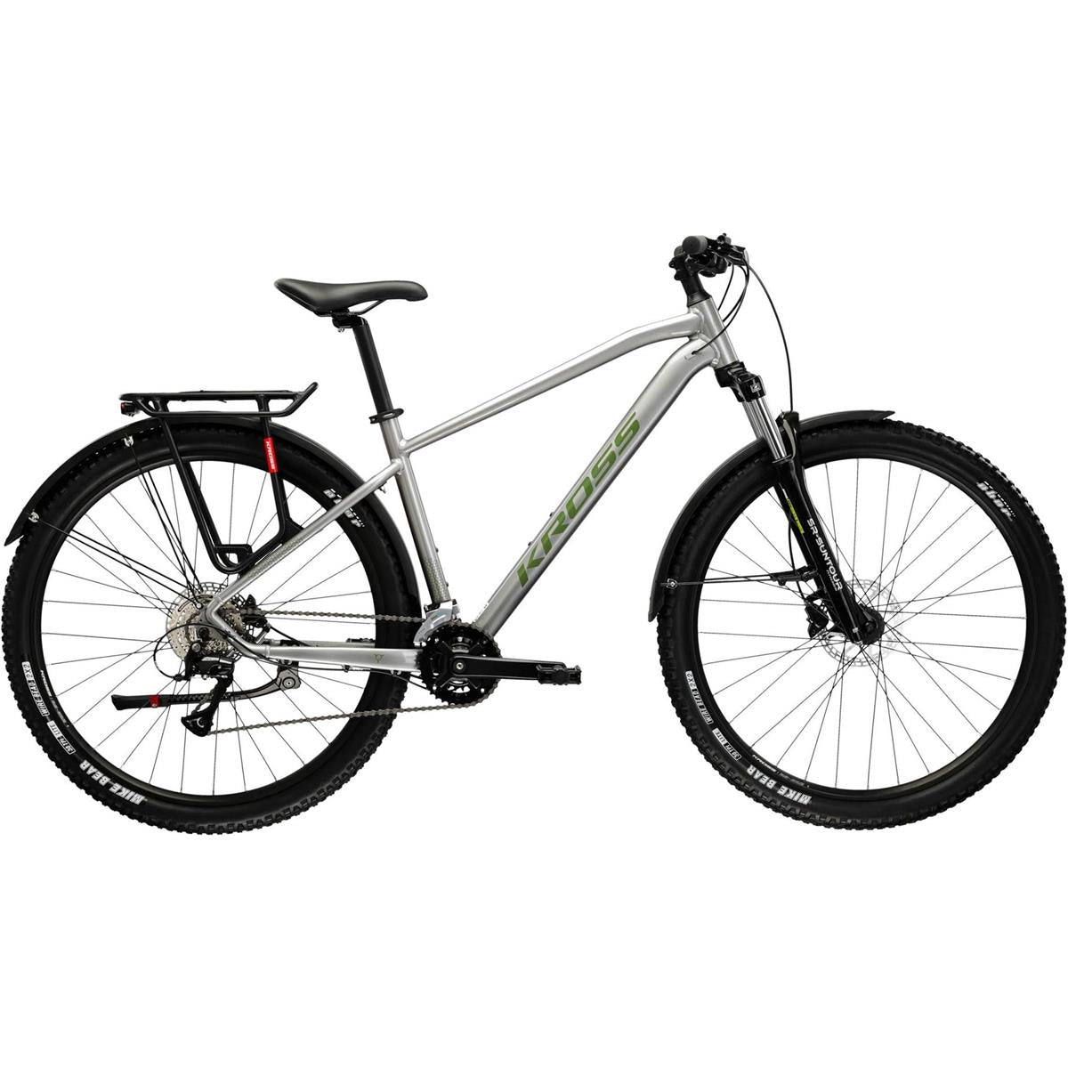 Hardtail MTB Kross Hexagon 4.0 EQ Silver/Green 2025