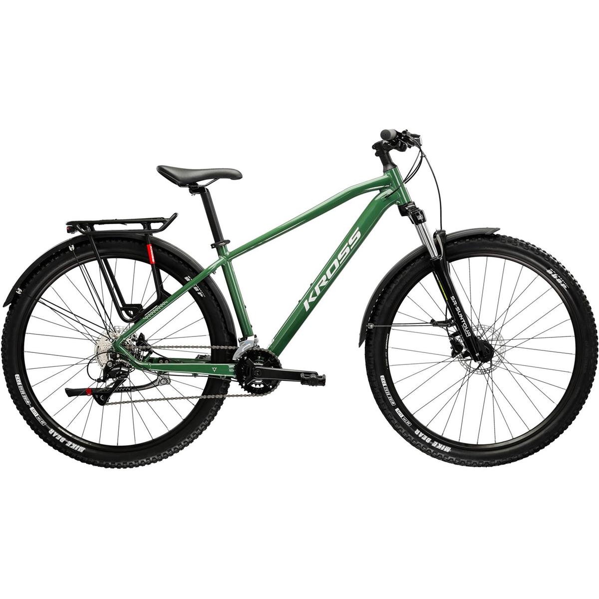 Hardtail MTB Kross Hexagon 4.0 EQ Green/Silver 2025