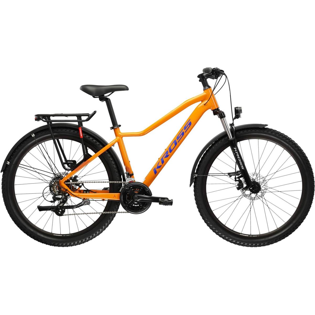 Hardtail MTB Kross Lea 2.0 EQ Orange/Navy Blue 2025