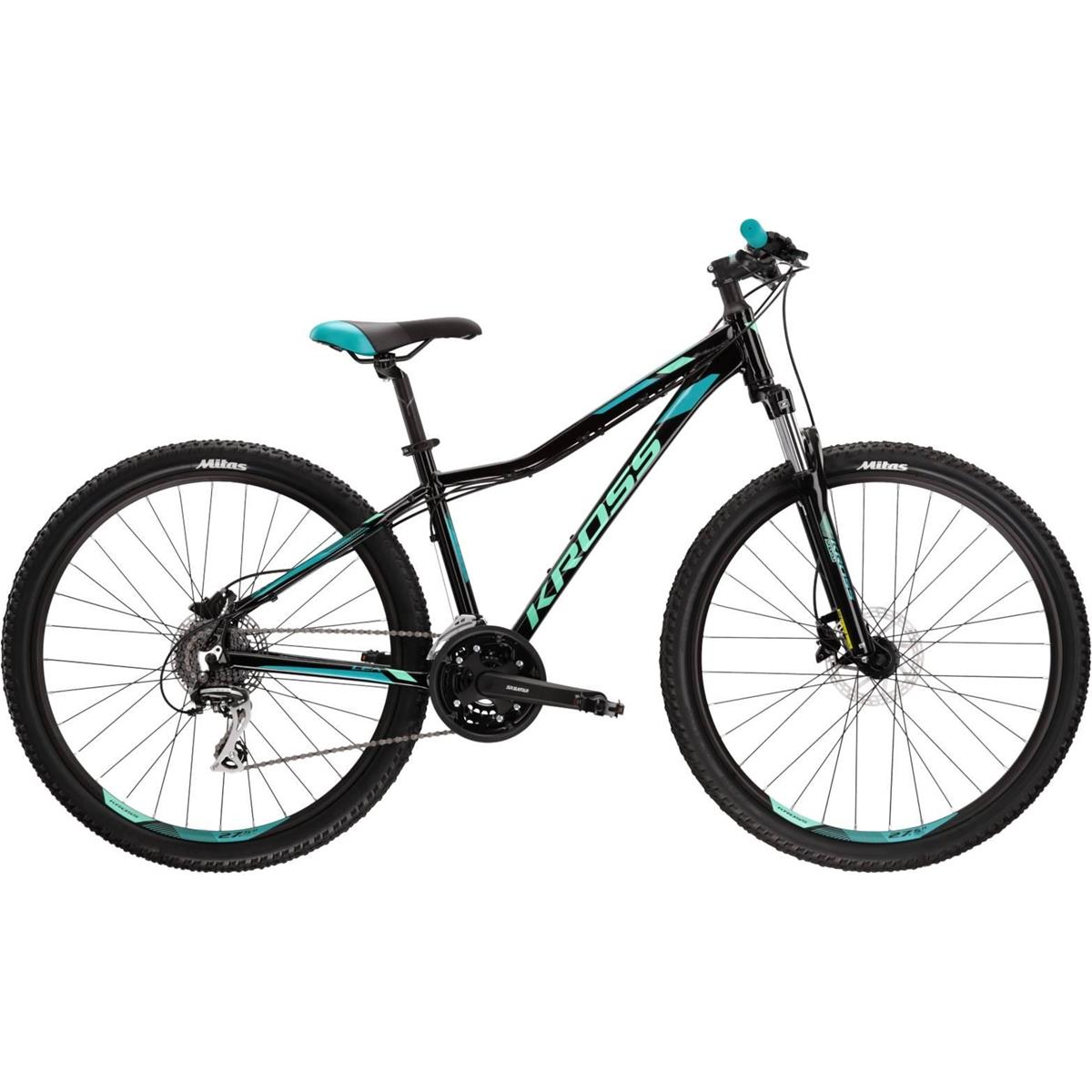 Hardtail MTB Kross Lea 5.0 Black/Turquise 2023