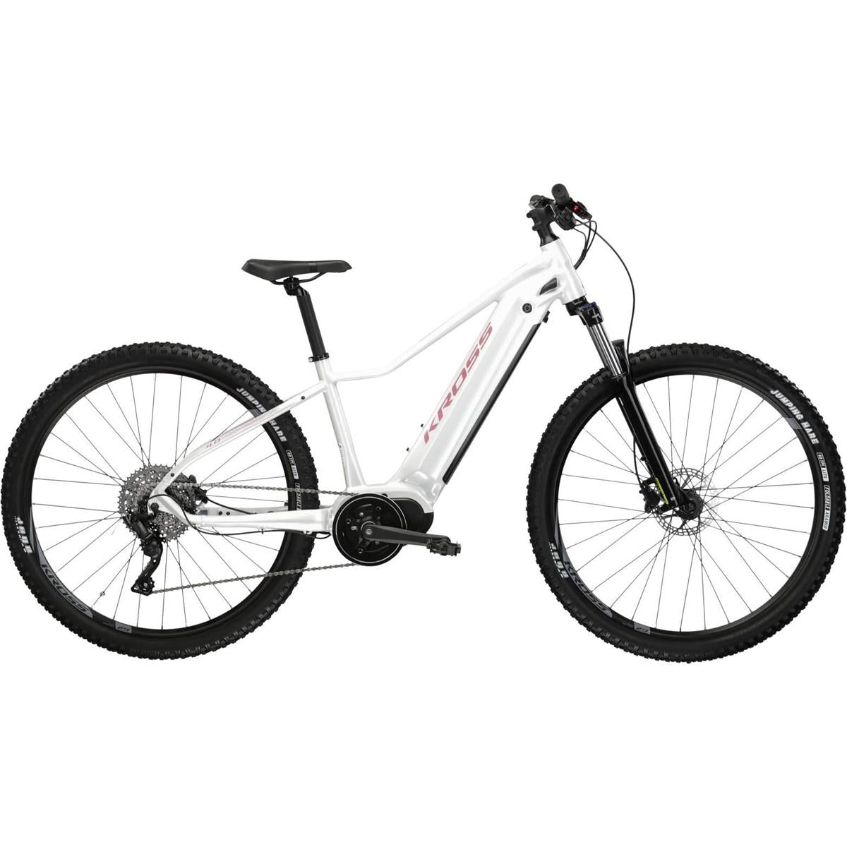 El MTB Kross Lea Boost 4.0 Pearl/Pink