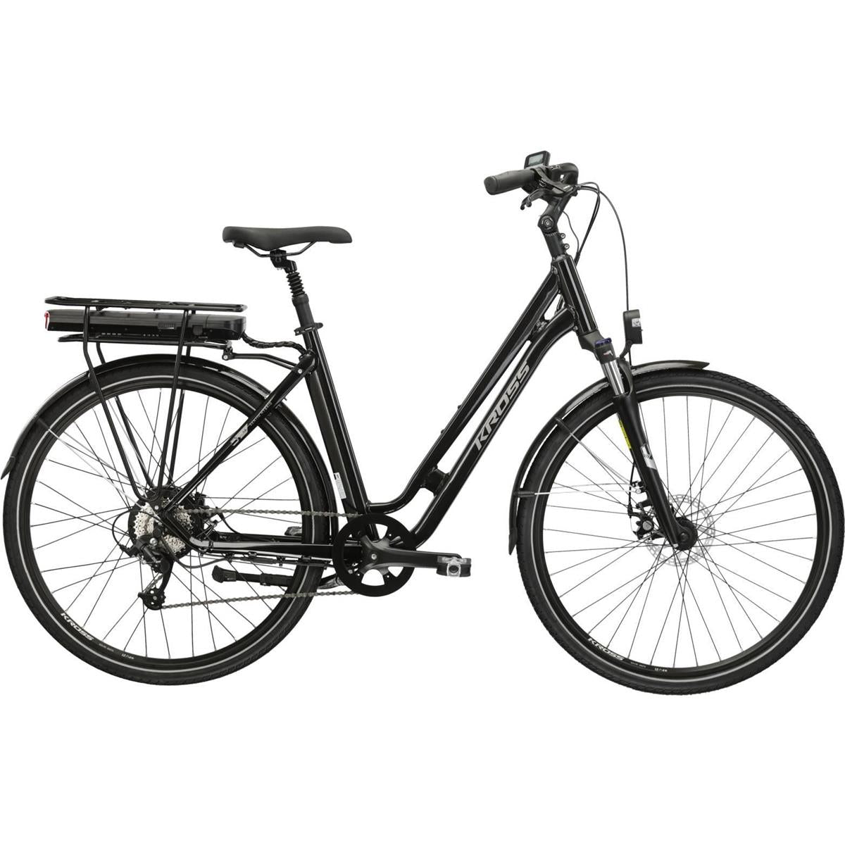 Elcykel hybrid Kross Sentio Hybrid 1.0 Black/Silver