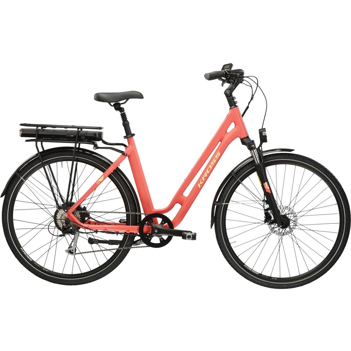 Elcykel hybrid Kross Sentio Hybrid 2.0 Coral/Yellow