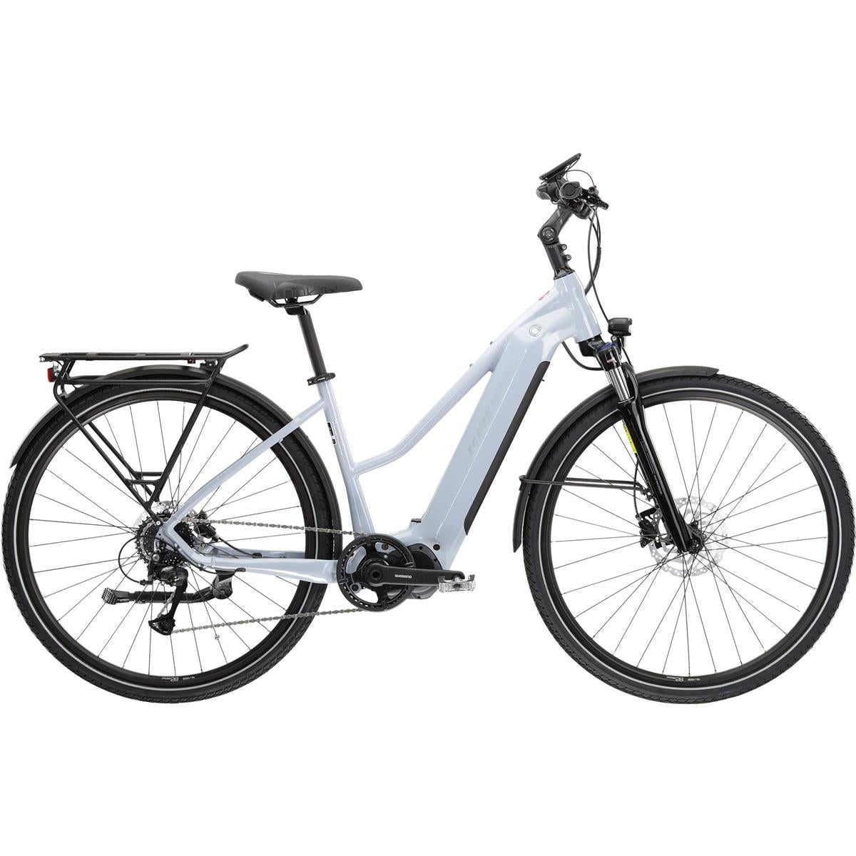 Elcykel hybrid Kross Trans Hybrid 4.0 Uni Grey/Blue