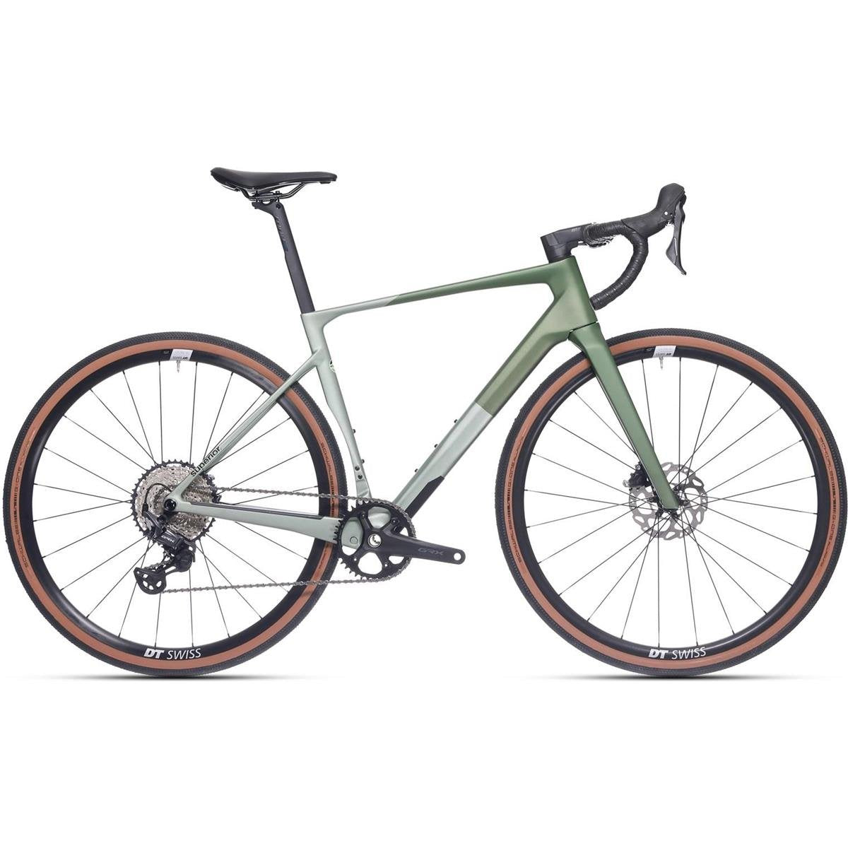 Gravel bike Superior XR 9.5 GR Matte Green Grey / Green