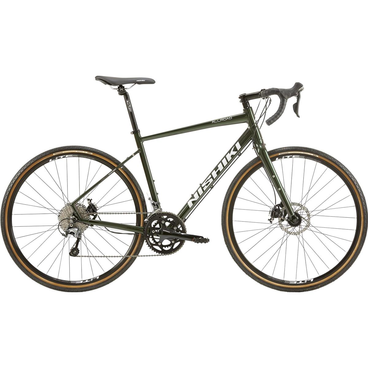 Gravel Bike Nishiki Allroad Herr Moss Green