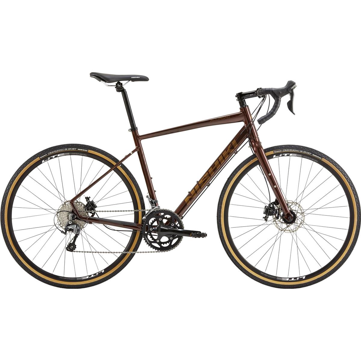 Gravel Bike Nishiki Allroad Herr Mahogany Brown