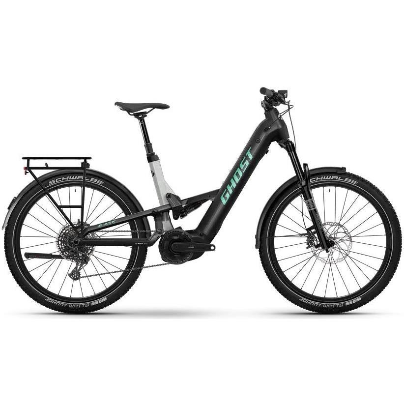 El MTB Ghost E-ASX Universal Low Eq Blazing Black/Misty Grey Glossy
