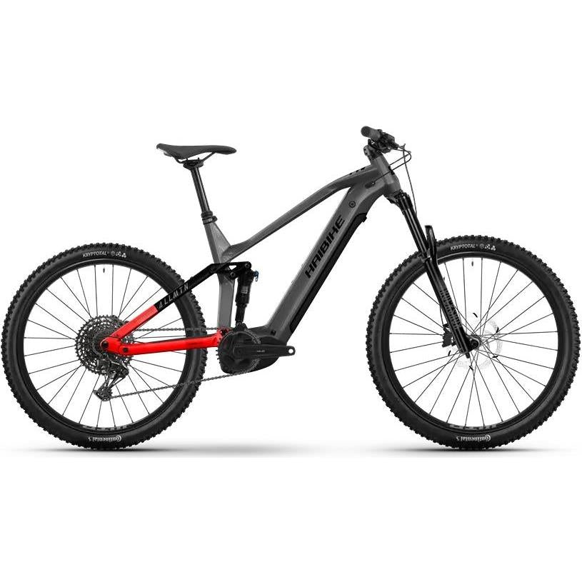 El MTB Haibike Allmtn 4 Silver/Red/Black Glossy
