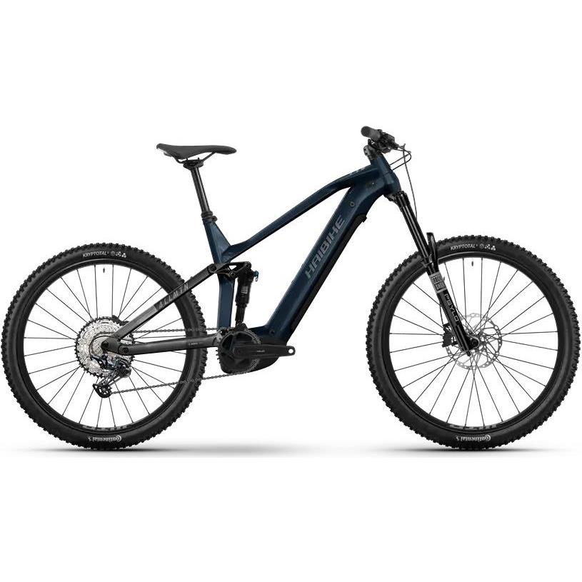 El MTB Haibike Allmtn 6 Ocean Black/Grey Glossy