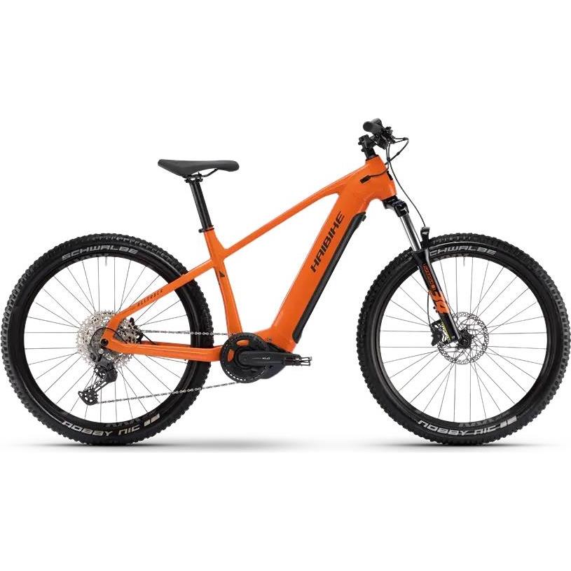 El MTB Haibike Alltrack 6 Papaya/Titan Glossy