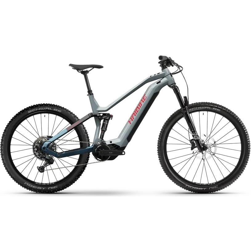 El MTB Haibike Alltrail 5 Dusty/Blue/Black/Red Glossy